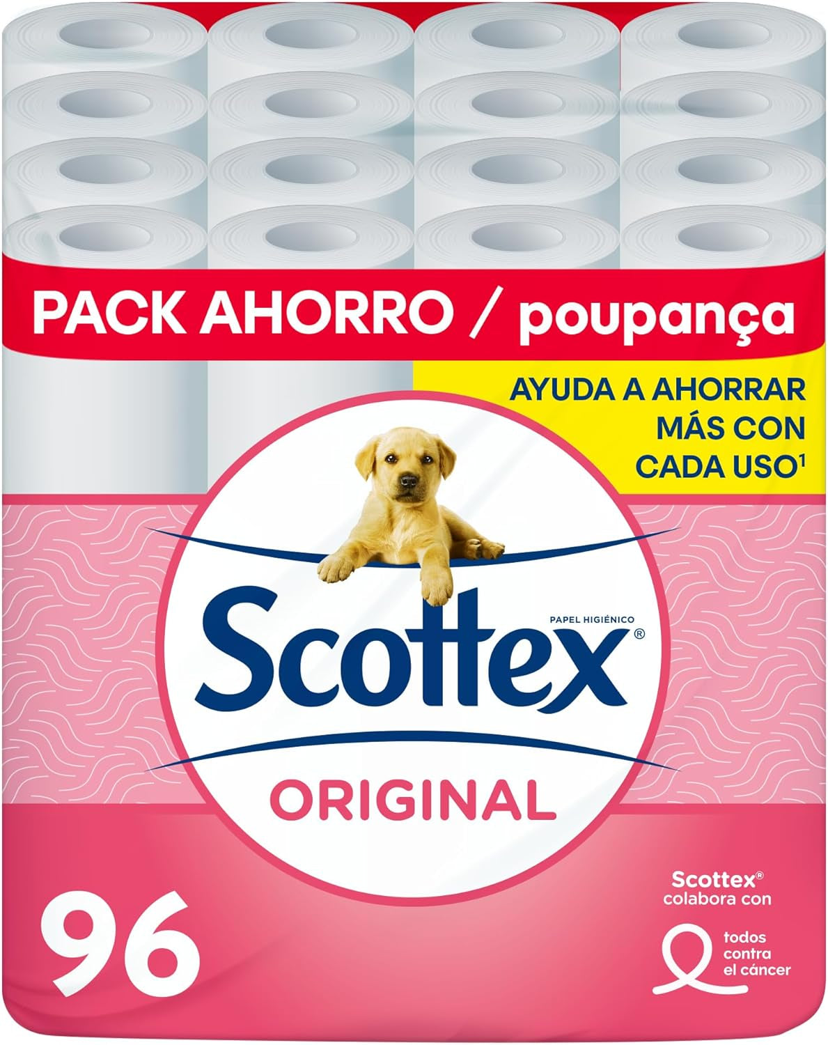 Toiletpapir Original, 128 hvide ruller