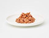 MjAMjAM - Premium våd kattefoder - Trykbar pose - Saftig kylling med lækre gulerødder 12-pak (12 x 125 g) Kornfri med ekstra kød