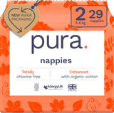 Eco babybleer - størrelse 3 (4-9 kg), 1 pakke (26 bleer), ultrabløde bleer til følsom hud, økologisk bomuld, op til 12 timers lækagebeskyttelse, ny størrelsesguide