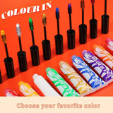 Grøn midlertidig hårfarve - 14 ml Hårkridt Hårfarve, vaskbar grøn hårfarvepind, Instant Color Hårkridt, Carnival Chalk Hårfarve til jul Halloween, Carnival, Cosplay Hair Dye Naty Shop