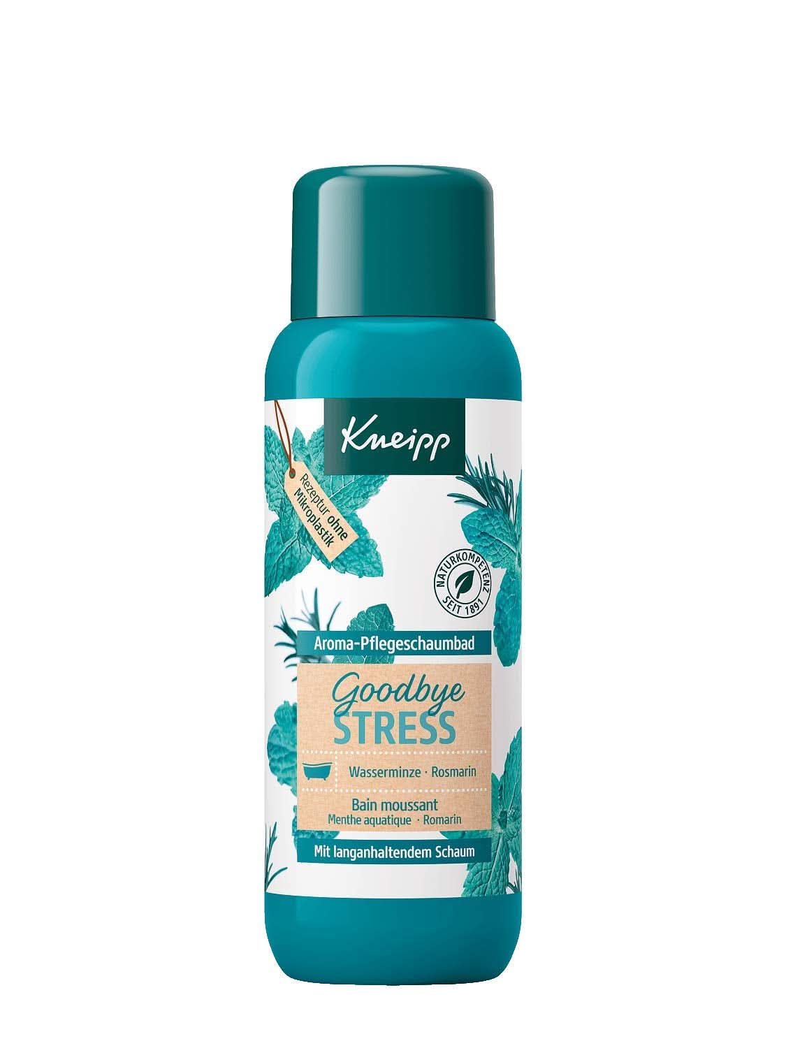 Kneipp Aroma, badeskum, Farvel Stress, 400 ml Naty Shop Standardtitel