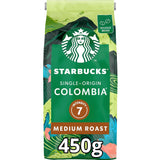 STARBUCKS Single Origin Colombia kaffe, mellemristet, hele bønne 450 g (pakke med 4)
