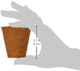 Dehner potter til frøplanter, runde, Ø 6 cm, 96 stk., brune