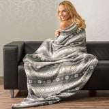 Celinatex fluffy tæppe 150 X 200 Cm Bordeaux tæppe sofa sofa blødt tæppe stjerner Mikrofiber Fleece Oeko-Tex Moonlight Senge og tæpper Besuche den CelinaTex-Store Grå og hvid creme 150 X 200 Cm