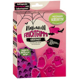 HEITMANN KREATIV - Kreativt Halloween-frugttyggegummisæt - Plantebaserede pulverfarvestoffer - Pink - DIY Ghost Shape Frugttyggegummi med hindbærsmag