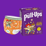 Huggies Pull-Up Trainer Dagbleer til drenge - 2-4 år Størrelse 6-7 Pull-Up bleer (40 bukser) - Toilettræningsbukser til nem toilettræning - Lær fra vådt til tørt