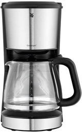 WMF Bueno espressomaskine med glaskaraffel, filterkaffe, 10 kopper, tænd/sluk-knap, anti-drypsystem, oscillerende filter, automatisk stop, varmeplade, 1000W