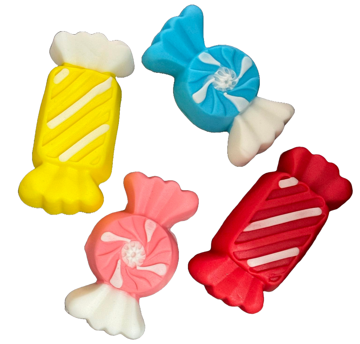 Sæt med 4 spiselige sukkerpynt, Candy Decorations fra Sugar Paste Nati Shop
