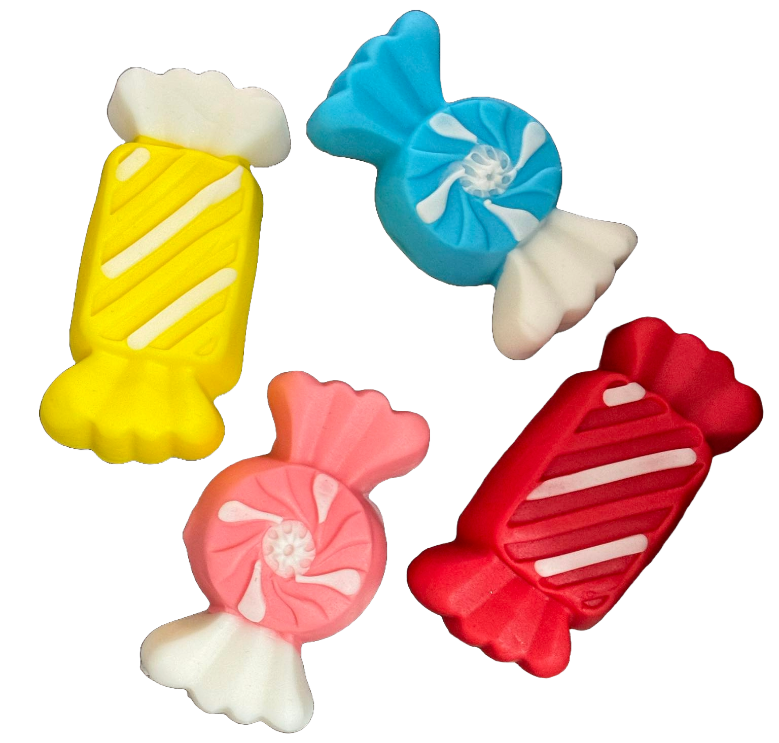 Sæt med 4 spiselige sukkerpynt, Candy Decorations fra Sugar Paste Nati Shop