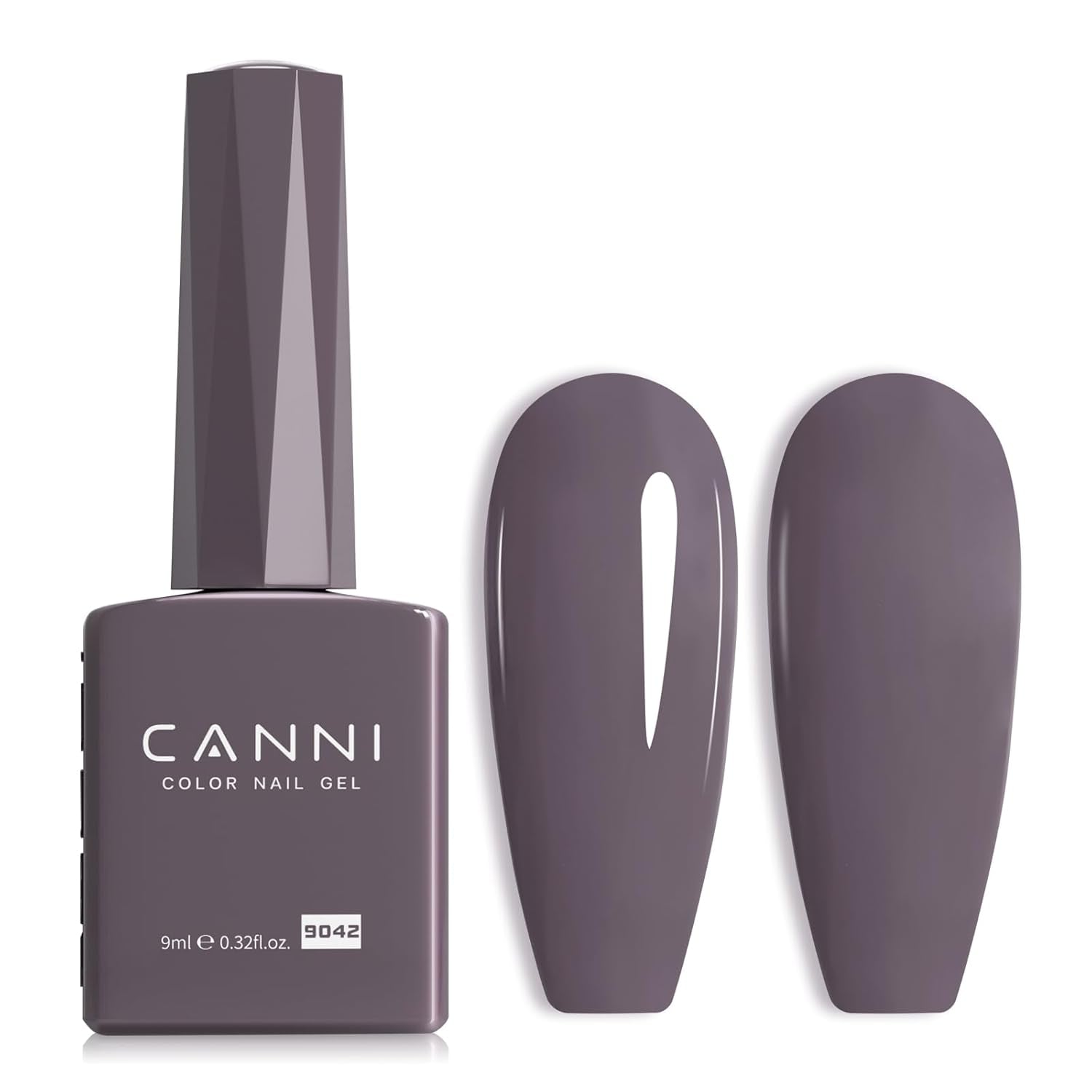 CANNI gel neglelak, semi-permanent, mørk lilla, neglelak, UV gel, soak off, manicure