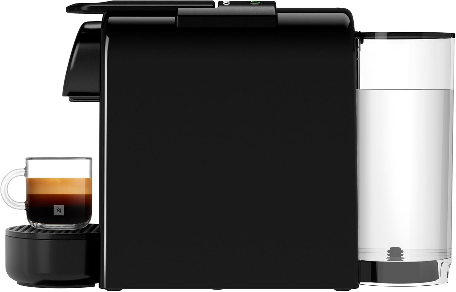 Espressomaskine med Nespresso De'Longhi Essenza Mini kapsler, sort | Pumpetryk 19 bar | Vandtank 0,6 l | Til espresso og lungo | Lille espressomaskine – Store kaffeøjeblikke | EN85.B