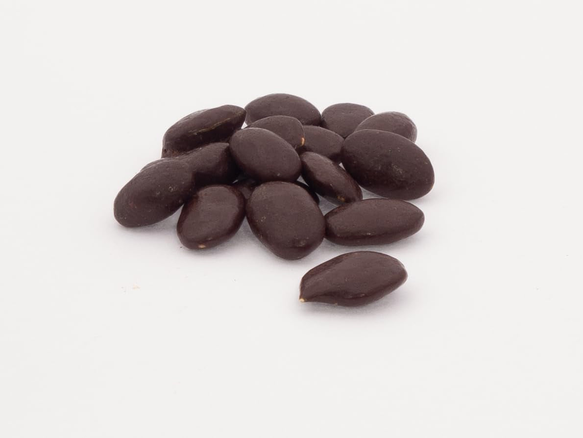 Landgarten økologiske græskarkerner i mørk chokolade - Vegansk ristet græskarfrø-chokolade-snack - kilde til magnesium - 1 x 50 g