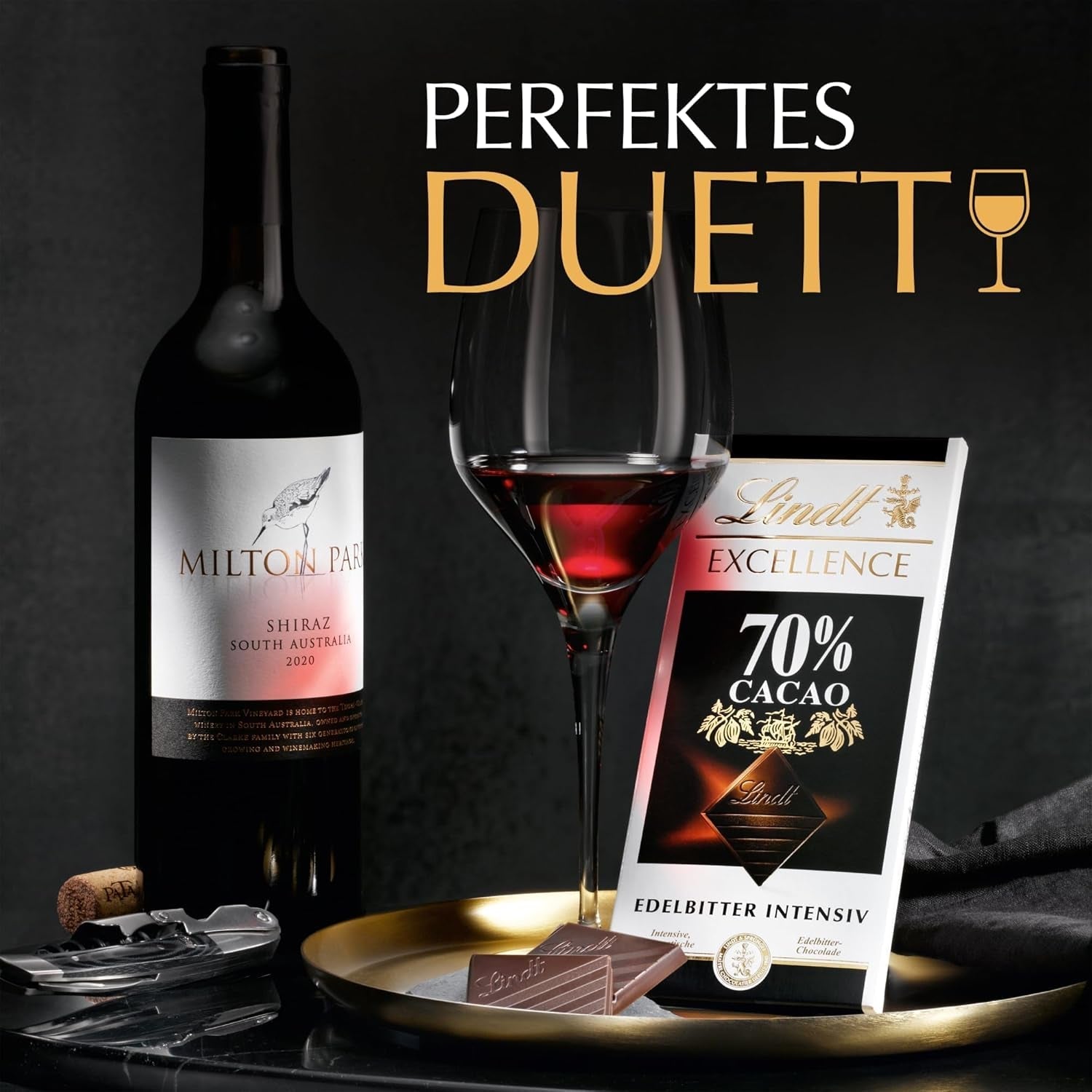 Lindt EXCELLENCE 70% kakao - mørk chokolade, 100 gram tablet Naty Shop