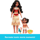 Mattel Disney Moana JBT41 Simea modedukke med ankeltilbehør 5 led og aftageligt tøj Filminspireret legetøj JBT41