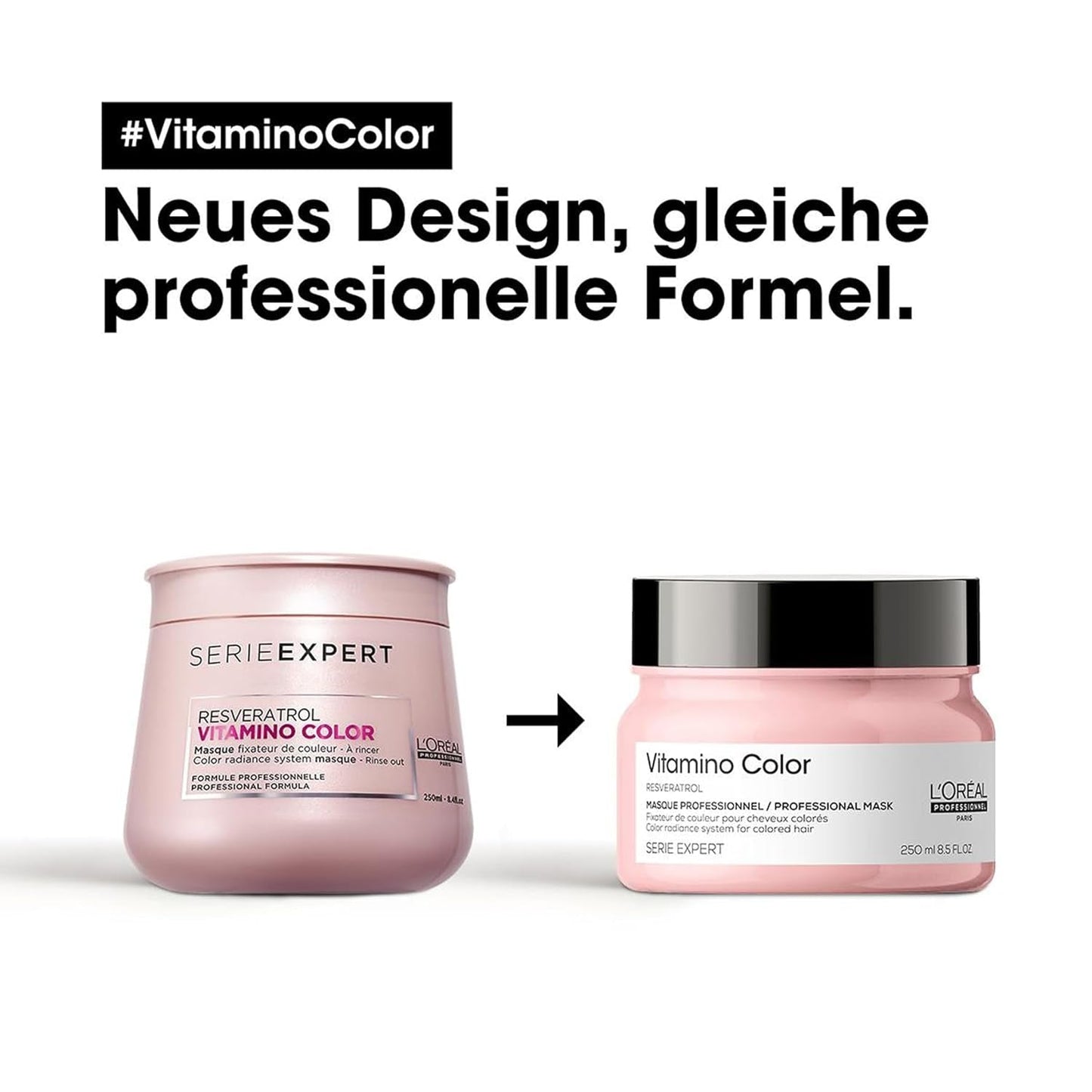 L'Oréal Professionnel Serie Expert Vitamino Color Mask Rejsestørrelse Naty Shop hårmaske