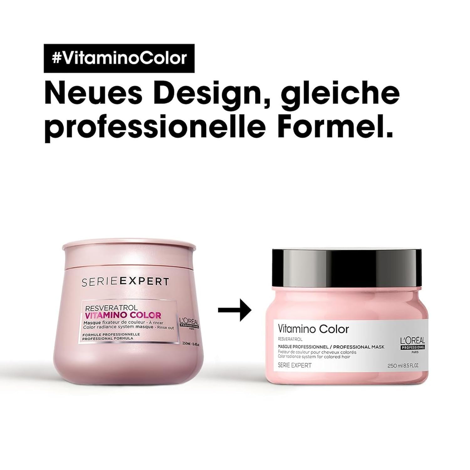 L'Oréal Professionnel Serie Expert Vitamino Color Mask Rejsestørrelse Naty Shop hårmaske