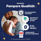 Pampers Night Pants størrelse 6 bleer, 138 stykker, 13kg-19kg, giver ekstra beskyttelse hele natten.