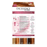 Paris Excellence Creme 7.43 Hårfarve Rød - Hårfarve (Rød, Blond Cuuvré Gold, Belgien, 63 mm, 100 mm, 163 mm) Naty Shop Hårfarve