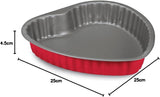 508000000hgnam Rossana 2.0, hjerteform 25 cm, stål med utilstrækkelig belægning, Forme og plader til bagning Naty Shop