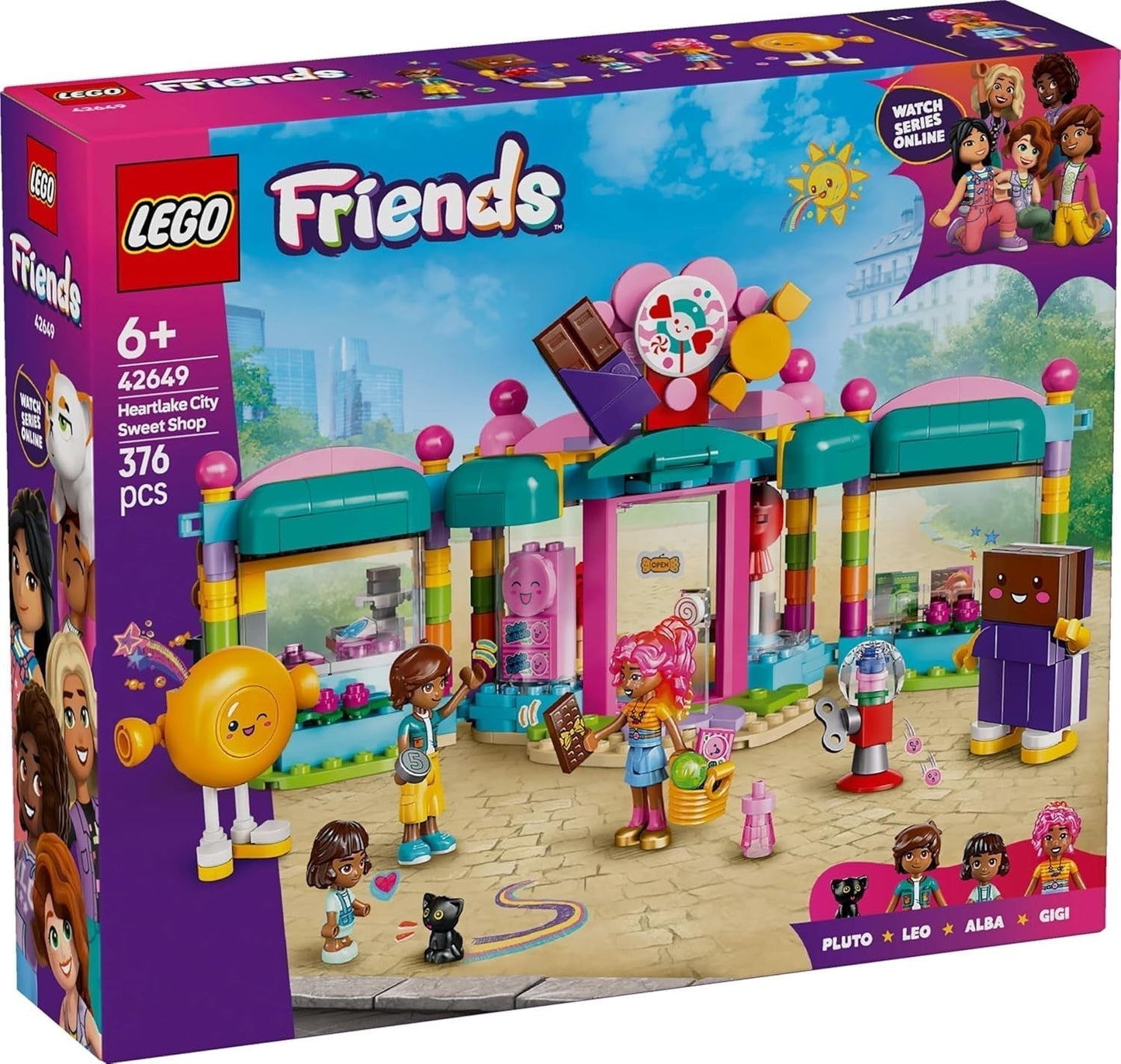 LEGO Friends Heartlake City Shop Legesæt til piger fra 6 år og opefter Rolleleg med 2 minidukker, mikrodukke og kattelegetøj 42649 Byggesæt Besuche den LEGO-Store