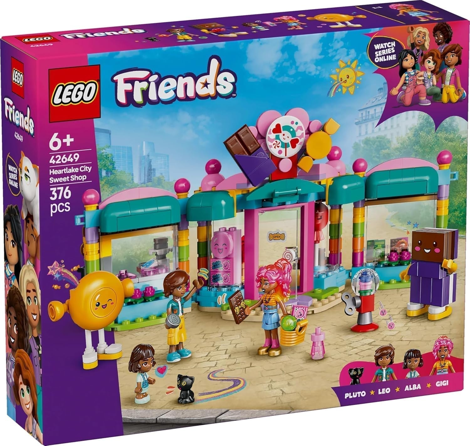 LEGO Friends Heartlake City Shop Legesæt til piger fra 6 år og opefter Rolleleg med 2 minidukker, mikrodukke og kattelegetøj 42649 Byggesæt Besuche den LEGO-Store