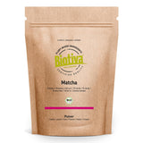 Økologisk Matcha-te 100g - Original Matcha-pulver - Tea Latte Smoothies - Økologisk Matcha af højeste kvalitet fra Japan - Aftappet og kontrolleret i Tyskland - Biotiva