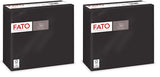- Blødhed og blødhed engangspapirservietter 40 pakke vævsstørrelse 38X38 foldet 4 2-lags sort farve 100 % rent cellulosepapir Fsc-certificeret (2 pakke)
