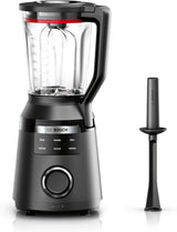 Highspeed-Standmixer Vitapower Serie 6 MMBD665B1, 45.000 U/Min, 6 Programmer Inkl Heiße Suppe & Reinigung, 2 L Mixbehälter, Stopfer, Spülmaschinenfeste Teile, Made in Europe, 1800W, Schwarz Kitchen Naty Shop