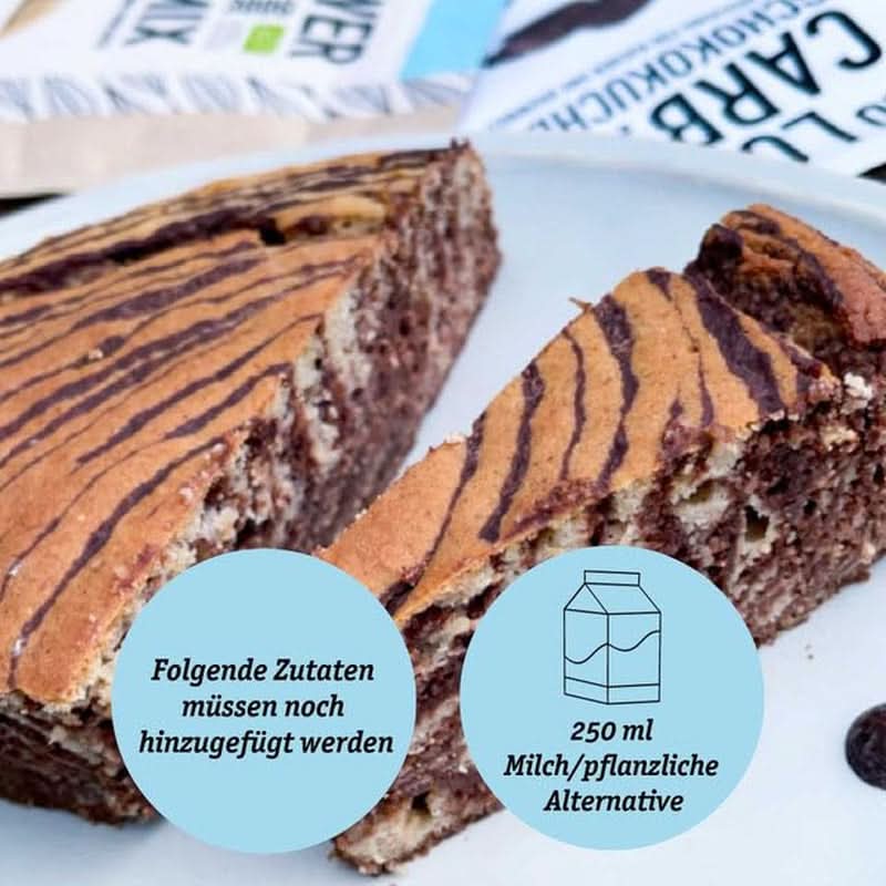 VANILJE-BLANDING MED LAVER KARBER - organisk, glutenfri kage- eller pandekageblanding, rig på protein Naty Shop Kitchen