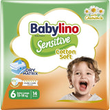 Bleer til sensitive babyer, str. 7, ekstra stor plus (+15 kg), 14 stk.