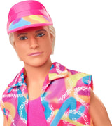 Filmsamlerobjekt Barbie Ken-dukke med retrostil skøjtetøj og rulleskøjter, JBJ51, [Multicolor]