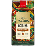 Jacobs Origins Uganda og Kenya kaffebønner, fyldig espresso med en krydret note, styrke 8/10, hele kaffebønner, 1 kg