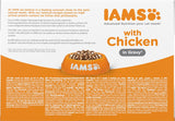 IAMS Delights Kitten Nassfutter - Multipack Katzenfutter mit Hunn i sauce, højkvalitets Futter for Junior Kätzchen af ​​1-12 Monate, 12 x 85 g