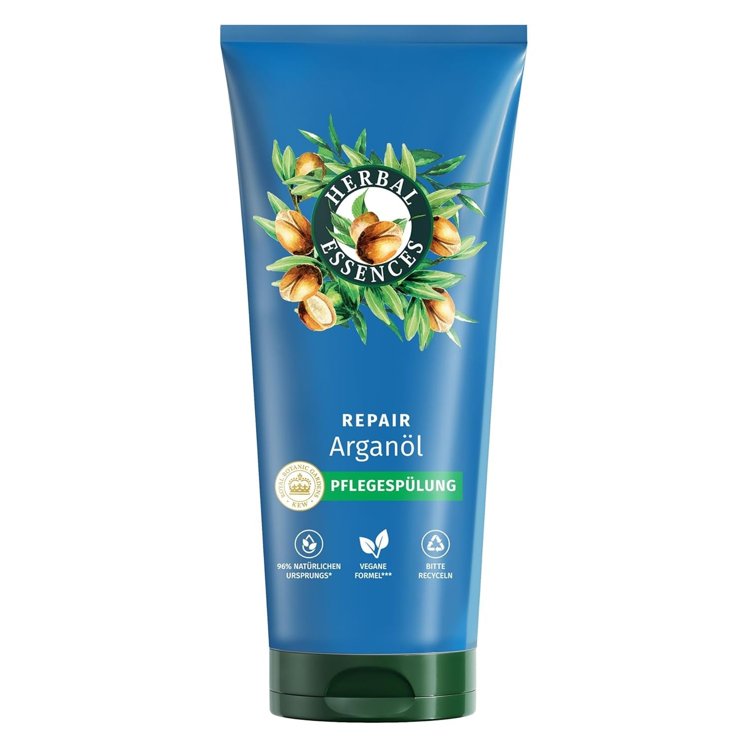 Herbal Essences Hårreparationsmaske med arganolie 300ml. Fra skadet hår til glattere og mere skinnende hår. Intensiv pleje. Med ingredienser af naturlig oprindelse. Vegansk Naty Shop Hårmaske 250 Ml (1 pakke) Skyl