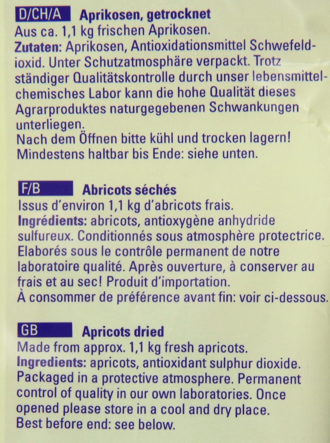 Abrikos Seeberger 200g Naty Shop dehydrerede produkter