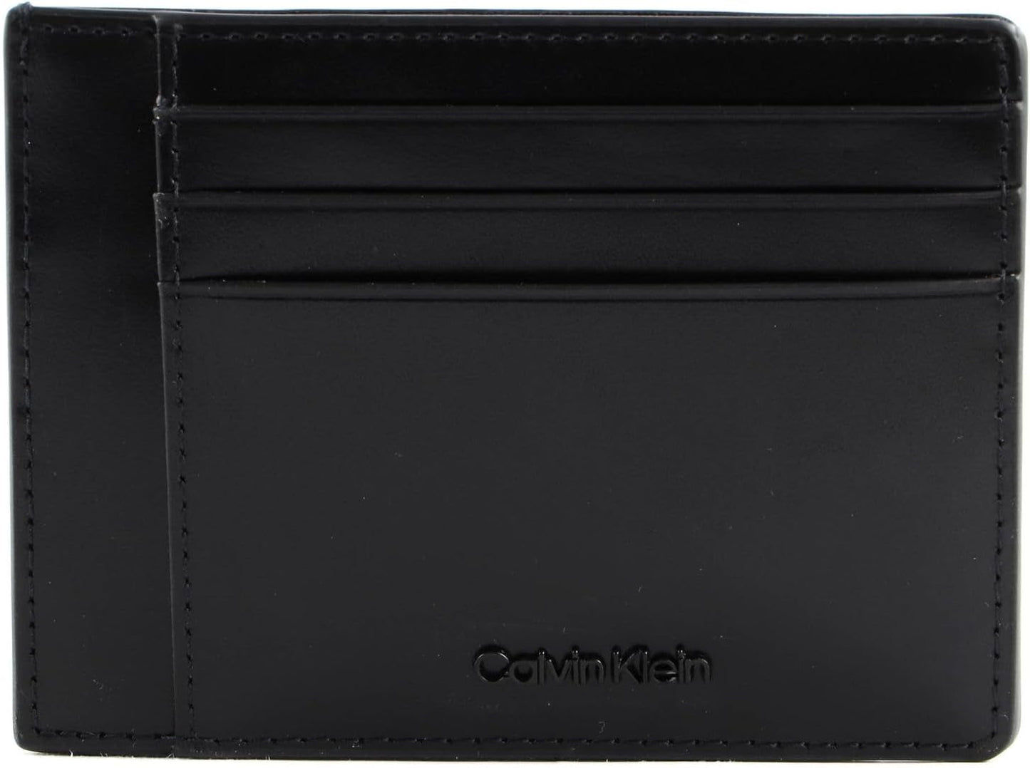 Calvin Klein CK MEDIAN ID-KORTHOLDER Pung til mænd, sort (Ck Black), OS Herrepung Naty Shop