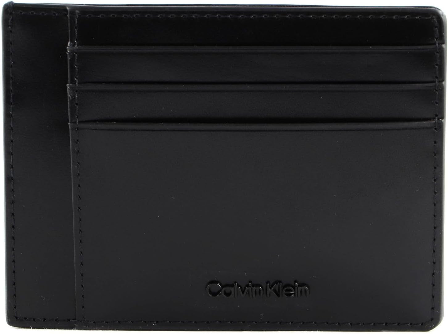 Calvin Klein CK MEDIAN ID-KORTHOLDER Pung til mænd, sort (Ck Black), OS Herrepung Naty Shop
