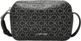 Calvin Klein Dame Skuldertaske Ck Must Kamerataske Mono Klein, Sort (Sort Mono), Naturlig størrelse Tasker Kvinder Naty Shop Standardtitel