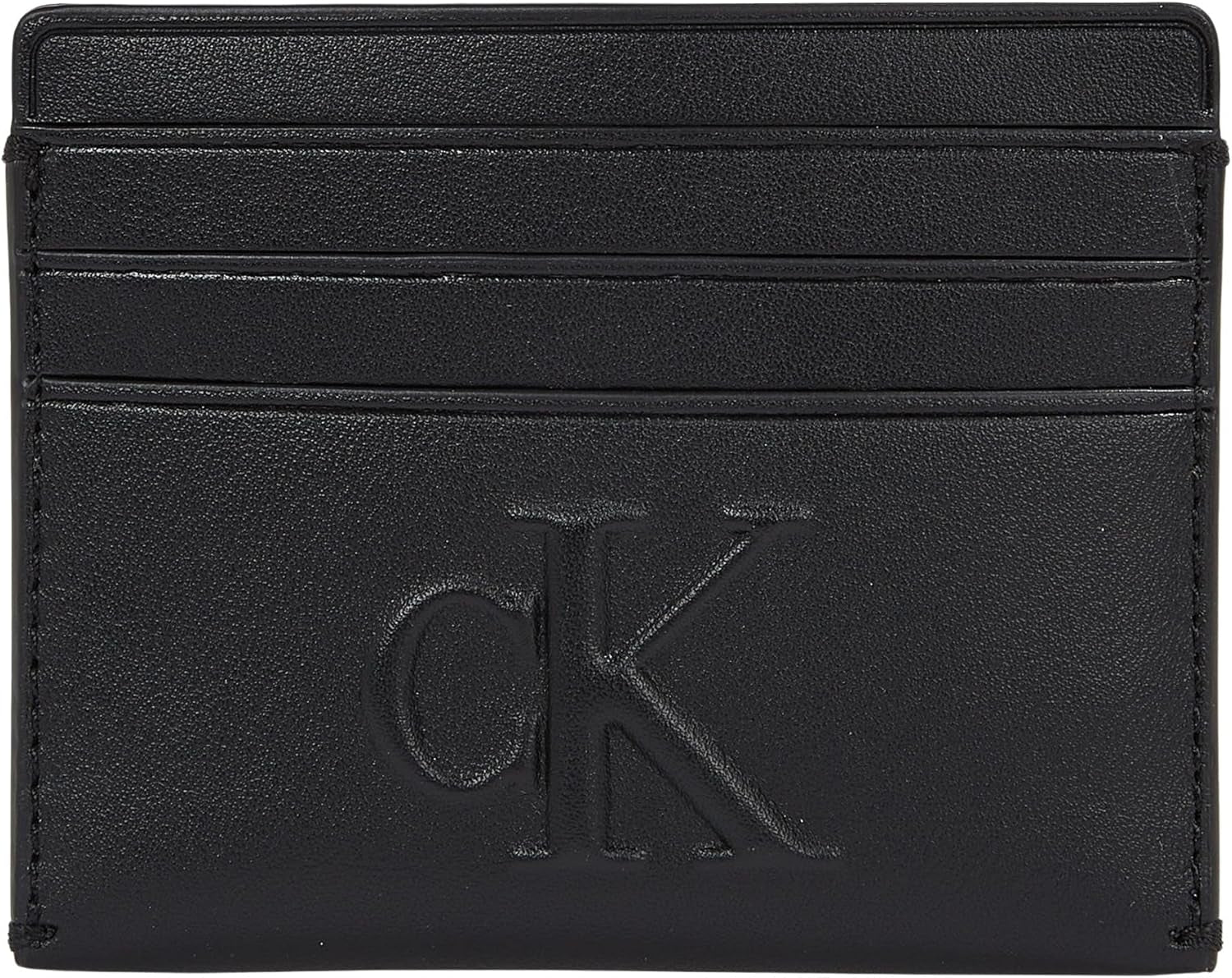 Calvin Klein Dame Skulptureret Cardcase 6cc Kortholder Damepung Naty Shop Na Black Os