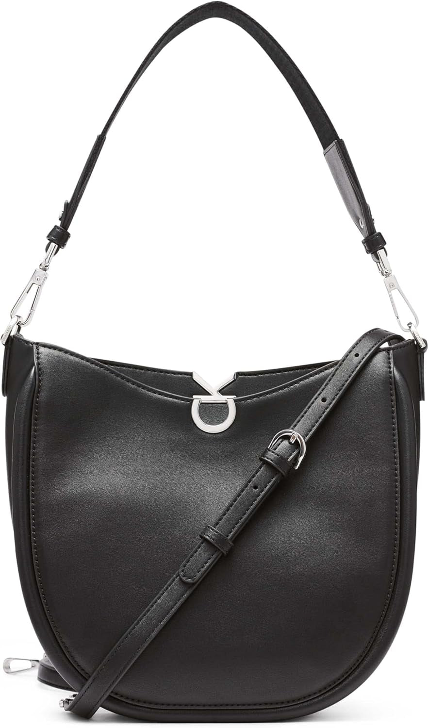 Calvin Klein skuldertaske Crisell Crescent skuldertaske Dametasker Naty Shop Sort/Sølv
