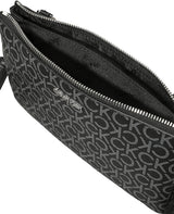 Calvin Klein Dame skuldertaske Ck Must Klein, Sort (Sort Mono), Naturlig størrelse Dame Tasker Naty Shop