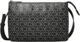 Calvin Klein Dame Ck Must Klein Skuldertaske, Sort (Sort Mono), Tasker i naturlig størrelse Dame Naty Shop Standardtitel