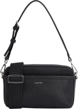 Calvin Klein Dame Skuldertaske Must Kamerataske Mono Bred Skulderrem, Sort (Ck Black), Life Size Tasker Kvinder Naty Shop Standardtitel
