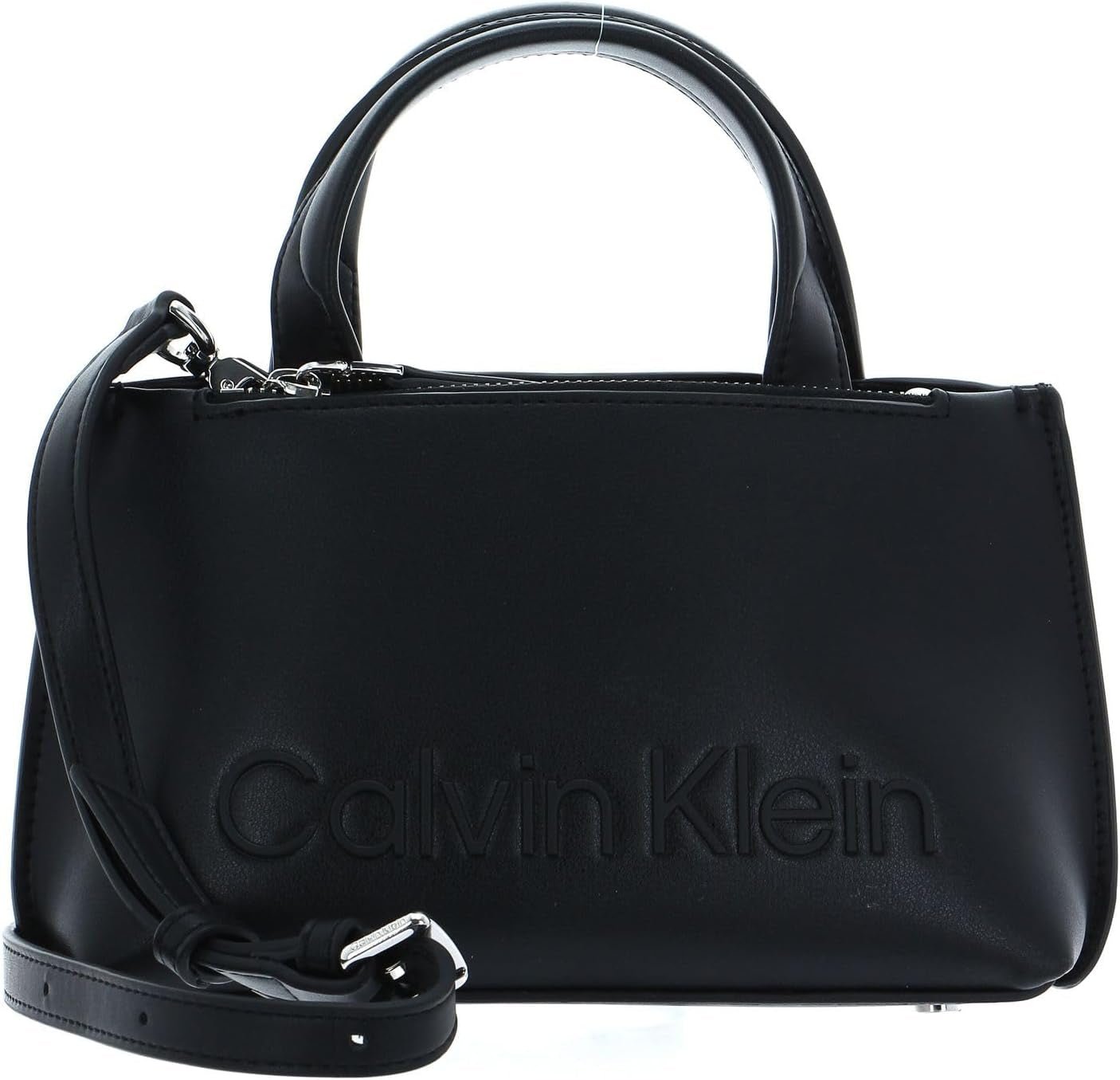 Calvin Klein Dame Ck Sæt Mini Tote K60k610167 Mulepose Dame Tasker Naty Shop Sort (Ck Sort)