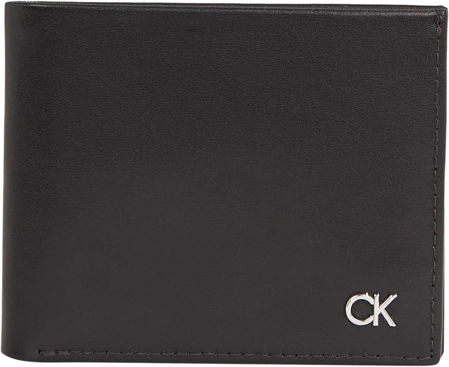 Calvin Klein METAL CK BIFOLD 6CC M/BILL Herrepung, Sort (Ck Black), OS Herrepung Naty Shop Standardtitel