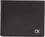 Calvin Klein METAL CK BIFOLD 6CC M/BILL Herrepung, Sort (Ck Black), OS Herrepung Naty Shop Standardtitel