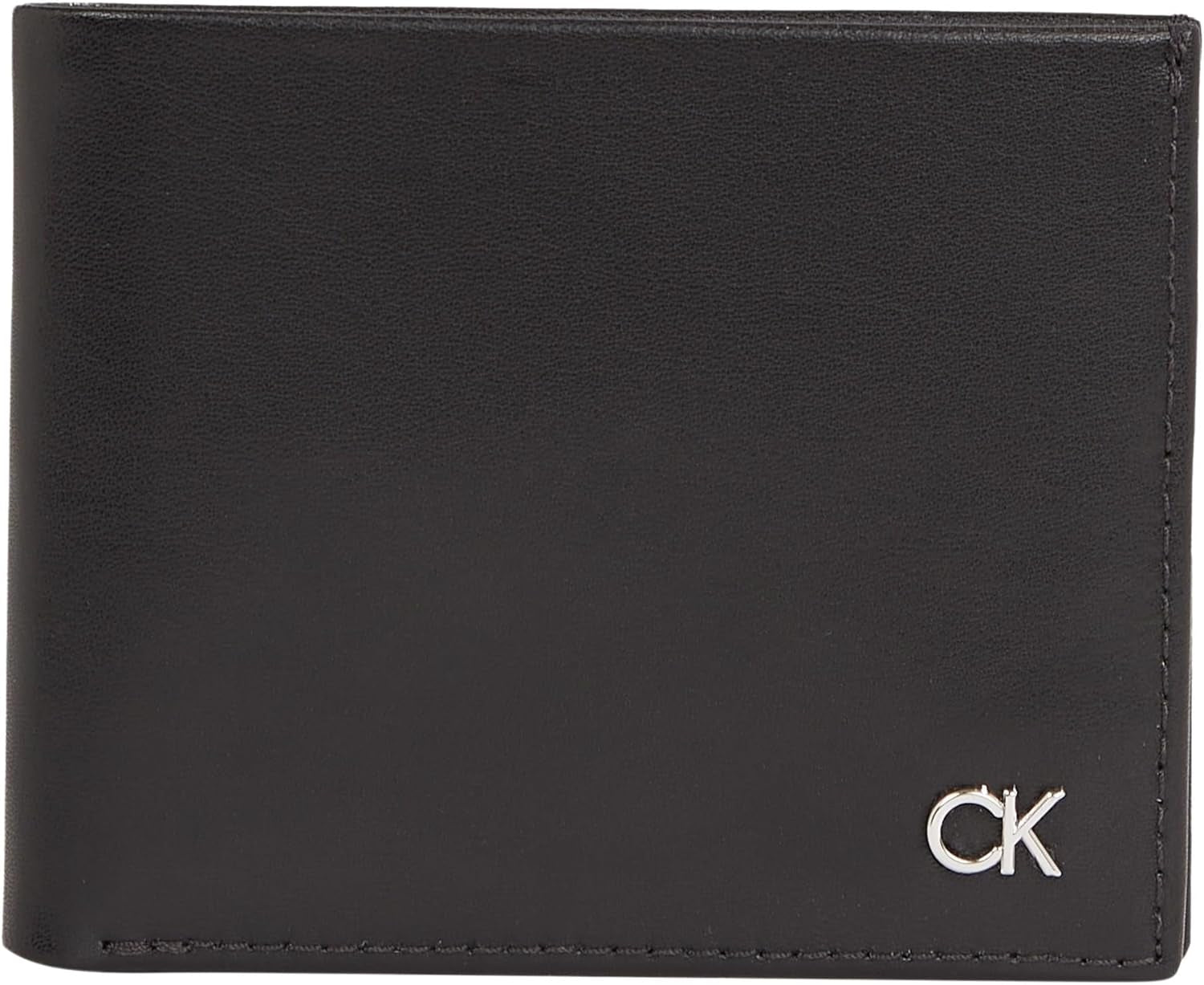 Calvin Klein METAL CK BIFOLD 6CC M/BILL Herrepung, Sort (Ck Black), OS Herrepung Naty Shop Standardtitel