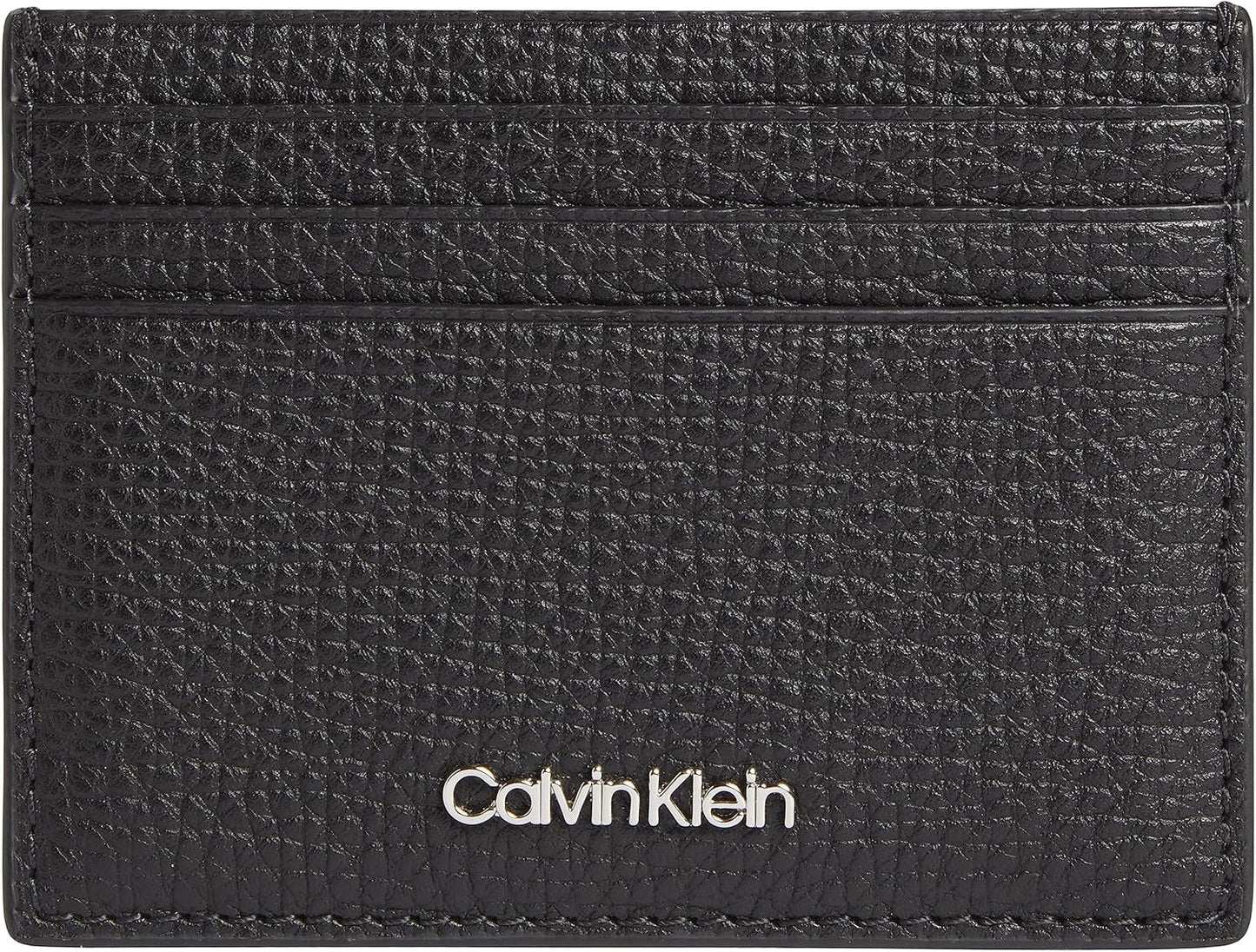 Calvin Klein MINIMALISM KORTHOLDER 6CC Herrepung, Sort (Ck Black), OS Herrepung Naty Shop Standardtitel