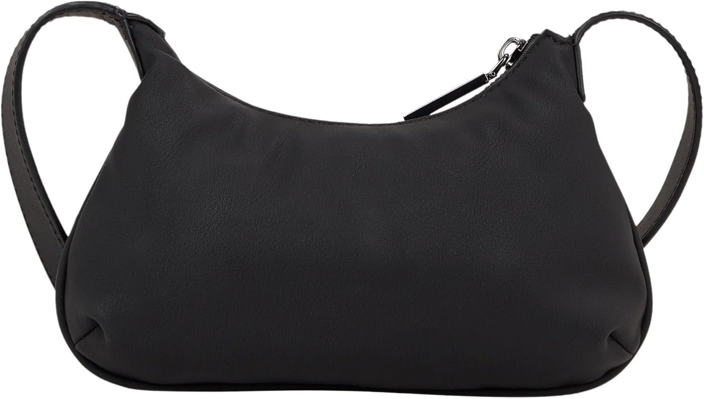Calvin Klein Crossbody Klein lynlås skuldertaske, sort (Ck sort), naturlig størrelse dametasker Naty Shop