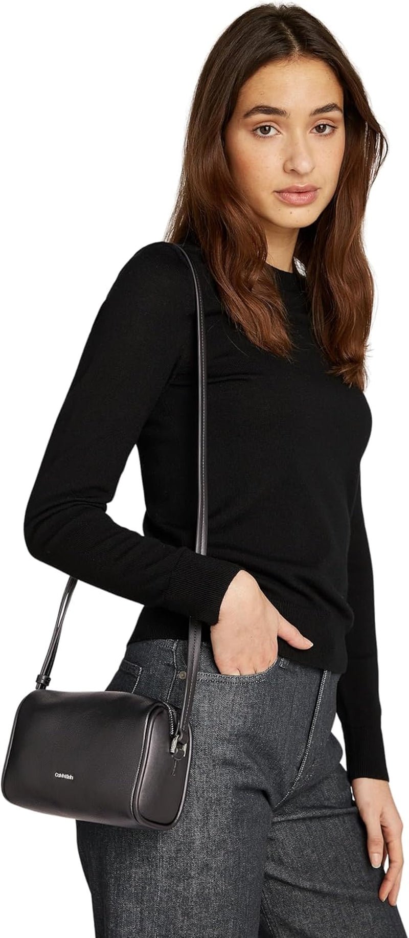 Calvin Klein Dame Skuldertaske Refine Camera Bag Klein Tasker Dame Naty Shop